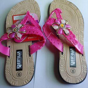 Women Comfortable Summer Flower Sandals